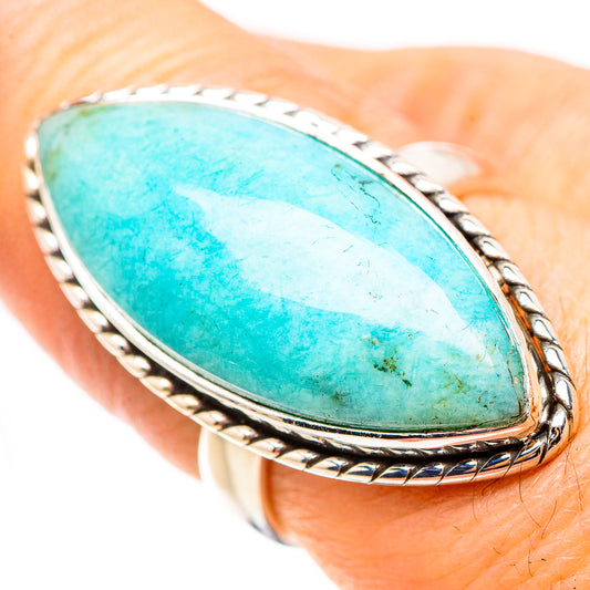 Amazonite Rings handcrafted by Ana Silver Co - RING132101