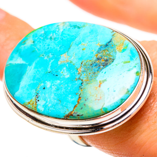 Chrysocolla Rings handcrafted by Ana Silver Co - RING132115
