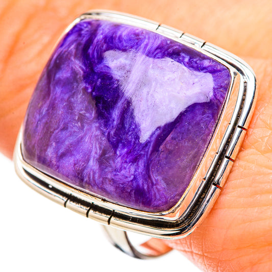 Charoite Rings handcrafted by Ana Silver Co - RING132122