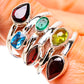 Garnet Rings handcrafted by Ana Silver Co - RING132125