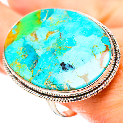 Chrysocolla Rings handcrafted by Ana Silver Co - RING132131