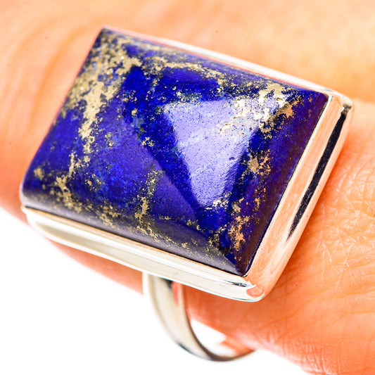 Lapis Lazuli Rings handcrafted by Ana Silver Co - RING132132