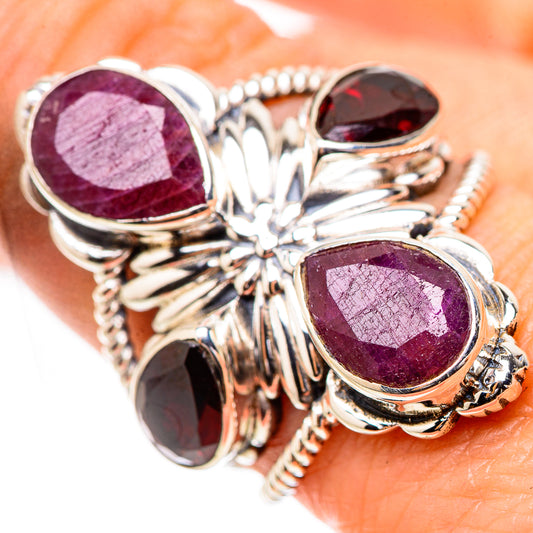 Ruby Rings handcrafted by Ana Silver Co - RING132135