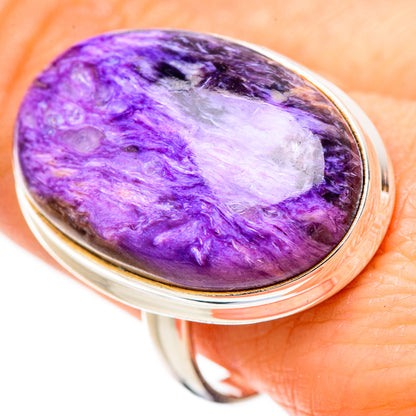 Charoite Rings handcrafted by Ana Silver Co - RING132136