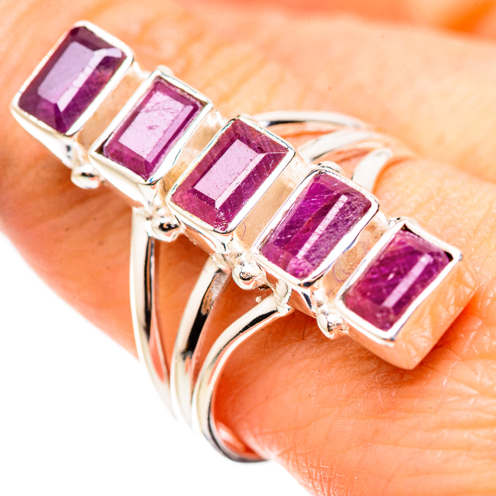 Ruby Rings handcrafted by Ana Silver Co - RING132138