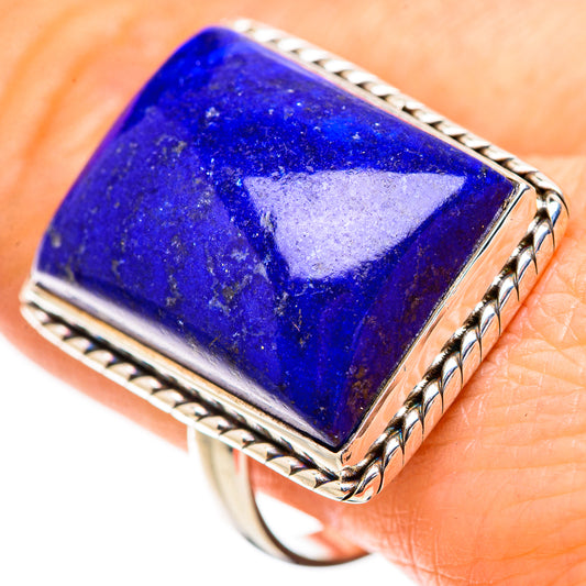 Lapis Lazuli Rings handcrafted by Ana Silver Co - RING132147