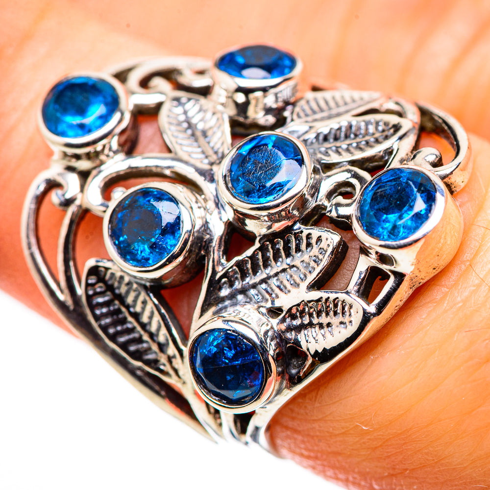 Swiss Blue Topaz Rings handcrafted by Ana Silver Co - RING132152