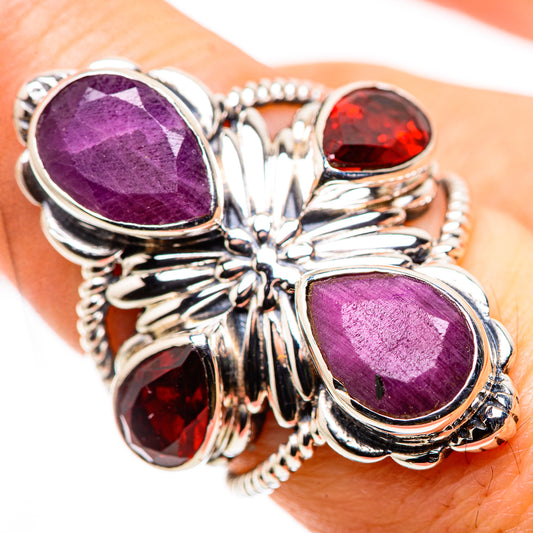 Ruby Rings handcrafted by Ana Silver Co - RING132155