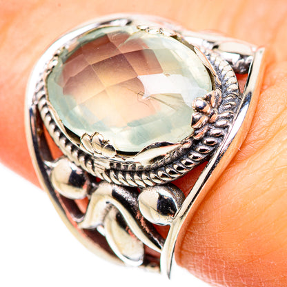 Aqua Chalcedony Rings handcrafted by Ana Silver Co - RING132171