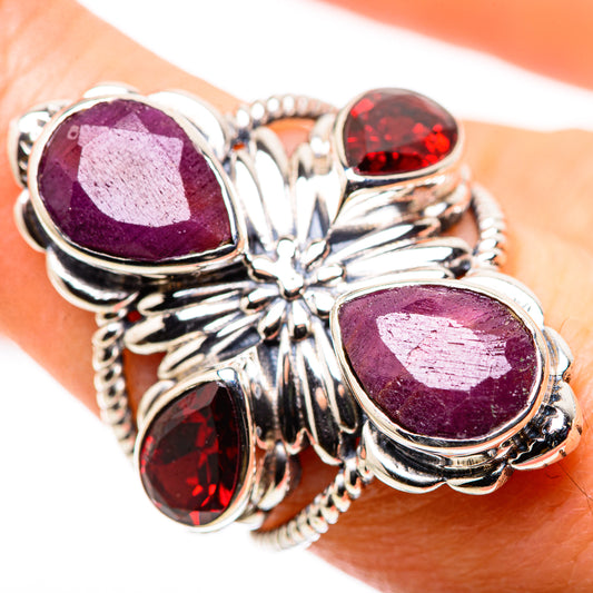 Ruby Rings handcrafted by Ana Silver Co - RING132172
