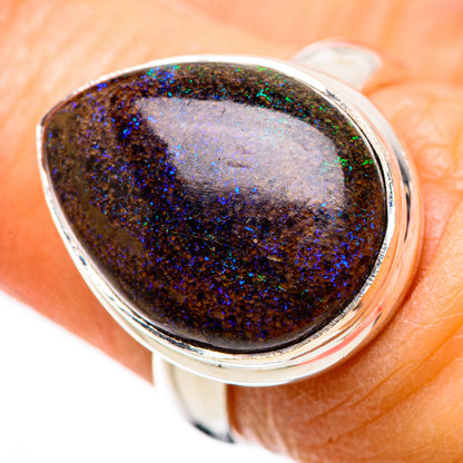 Andamooka Opal Rings handcrafted by Ana Silver Co - RING132181