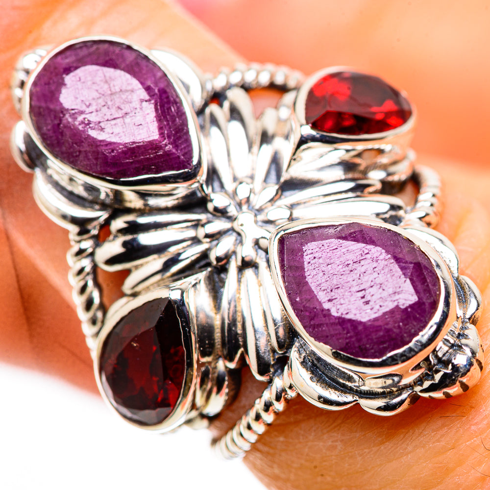 Ruby Rings handcrafted by Ana Silver Co - RING132188