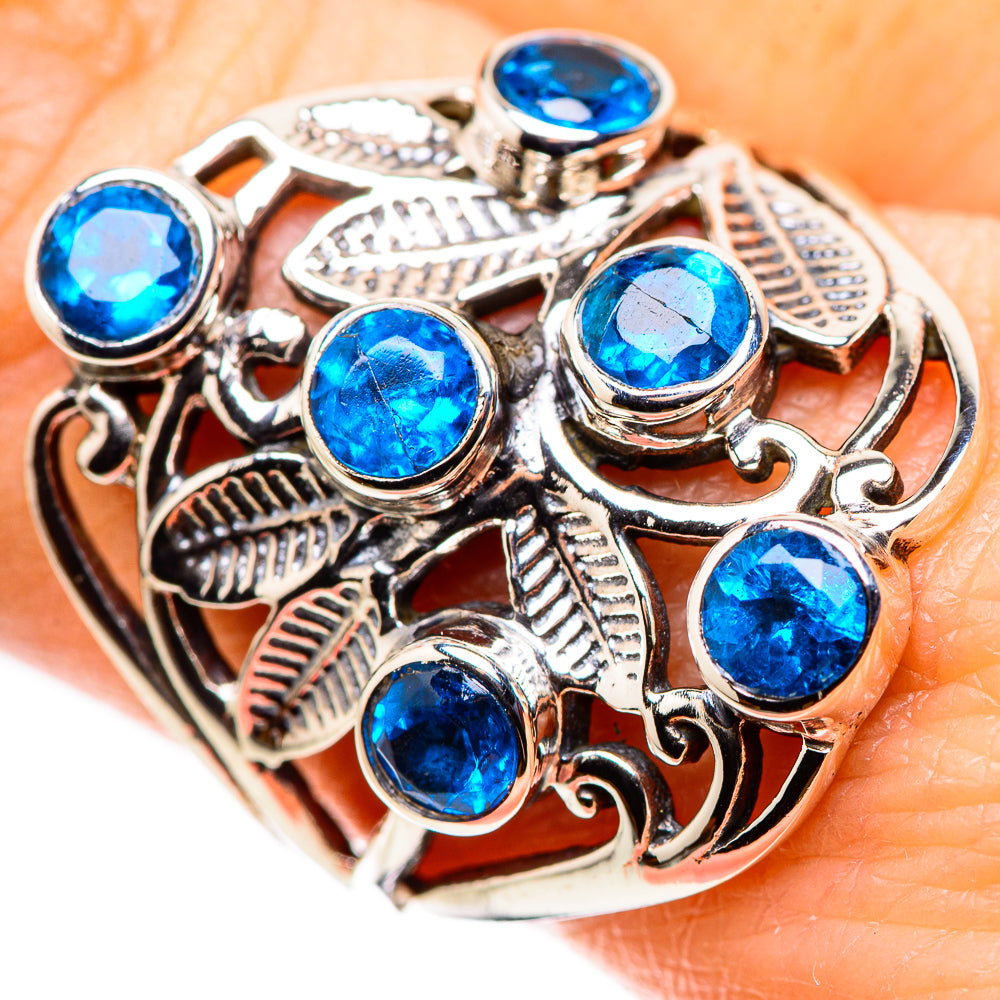 Swiss Blue Topaz Rings handcrafted by Ana Silver Co - RING132202