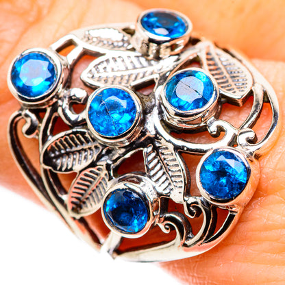 Swiss Blue Topaz Rings handcrafted by Ana Silver Co - RING132202