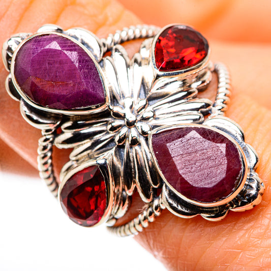 Ruby Rings handcrafted by Ana Silver Co - RING132205