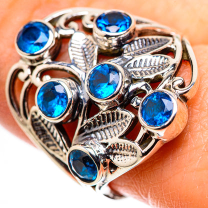 Swiss Blue Topaz Rings handcrafted by Ana Silver Co - RING132217
