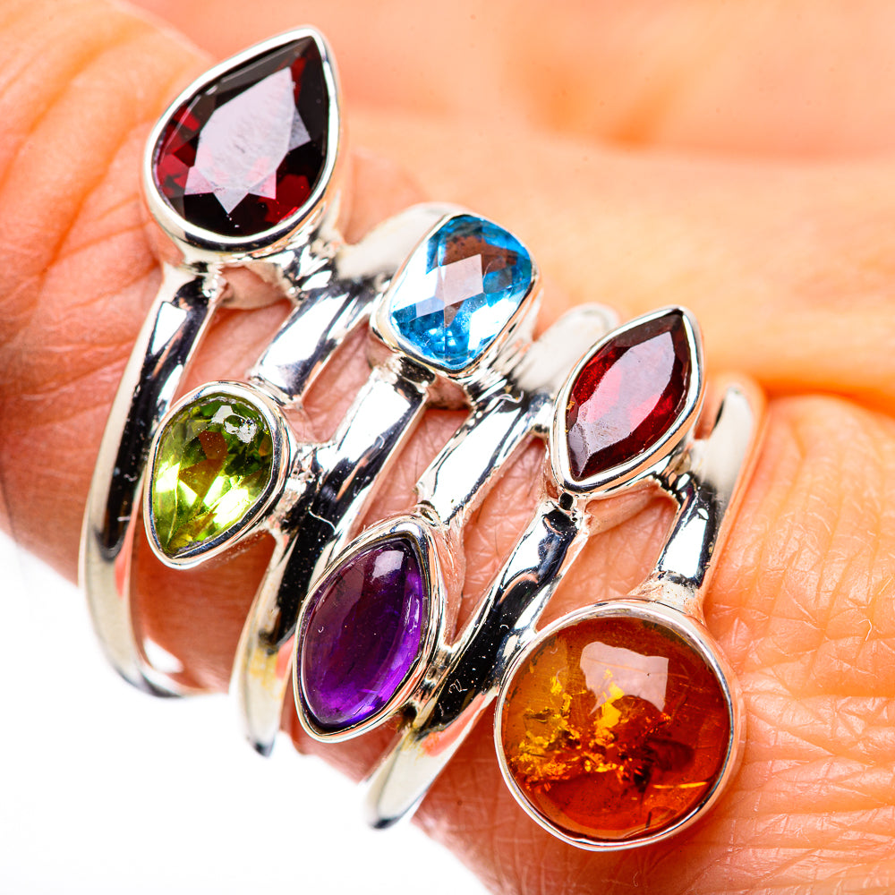 Baltic Amber Rings handcrafted by Ana Silver Co - RING132230