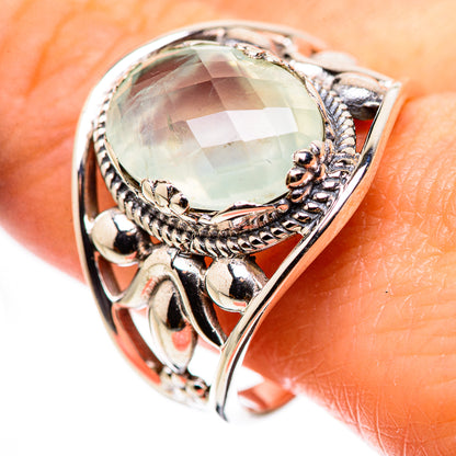 Prehnite Rings handcrafted by Ana Silver Co - RING132233
