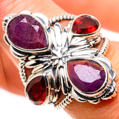Ruby Rings handcrafted by Ana Silver Co - RING132234
