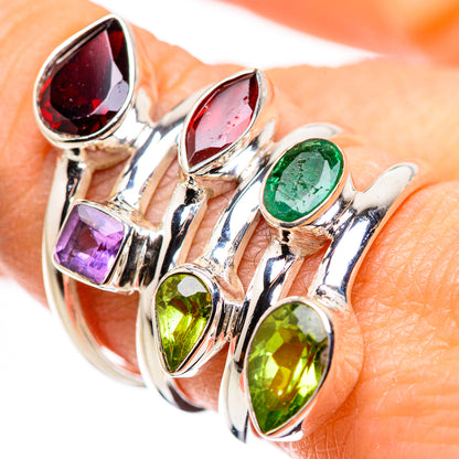 Garnet Rings handcrafted by Ana Silver Co - RING132244