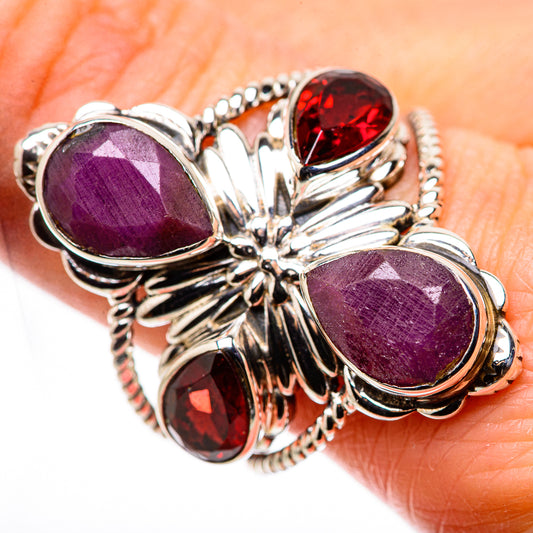 Ruby Rings handcrafted by Ana Silver Co - RING132248