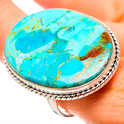 Chrysocolla Rings handcrafted by Ana Silver Co - RING132265
