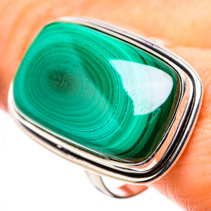 Malachite Rings handcrafted by Ana Silver Co - RING132272