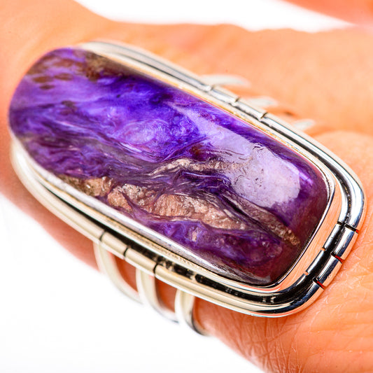 Charoite Rings handcrafted by Ana Silver Co - RING132276