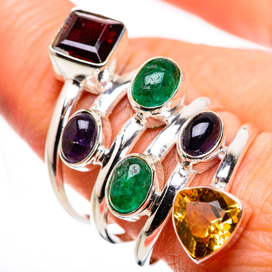 Garnet Rings handcrafted by Ana Silver Co - RING132282