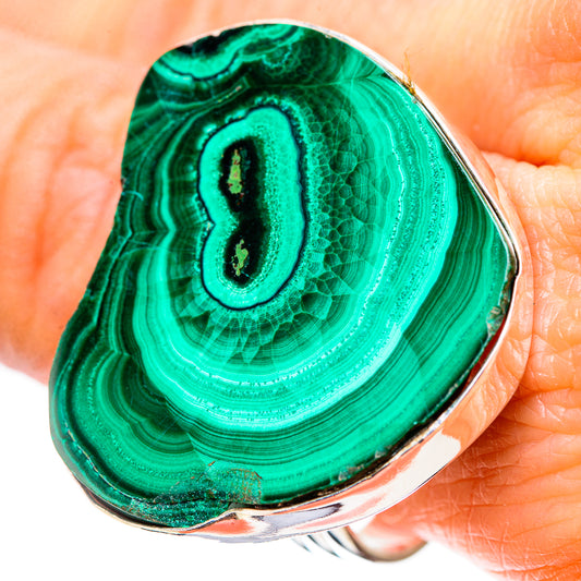 Malachite Rings handcrafted by Ana Silver Co - RING132294
