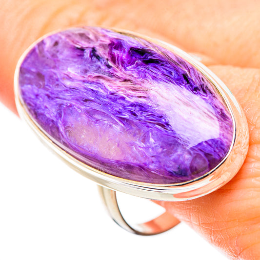 Charoite Rings handcrafted by Ana Silver Co - RING132297