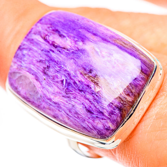 Charoite Rings handcrafted by Ana Silver Co - RING132298