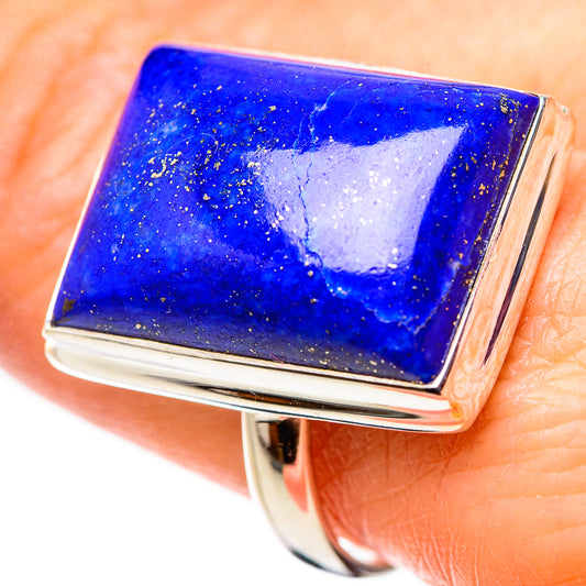 Lapis Lazuli Rings handcrafted by Ana Silver Co - RING132310