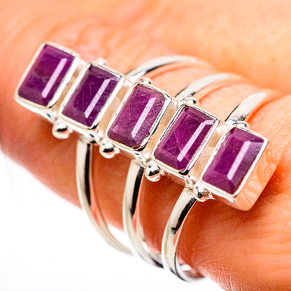 Ruby Rings handcrafted by Ana Silver Co - RING132316