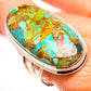 Kingman Mohave Turquoise Rings handcrafted by Ana Silver Co - RING132323