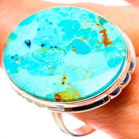Chrysocolla Rings handcrafted by Ana Silver Co - RING132327