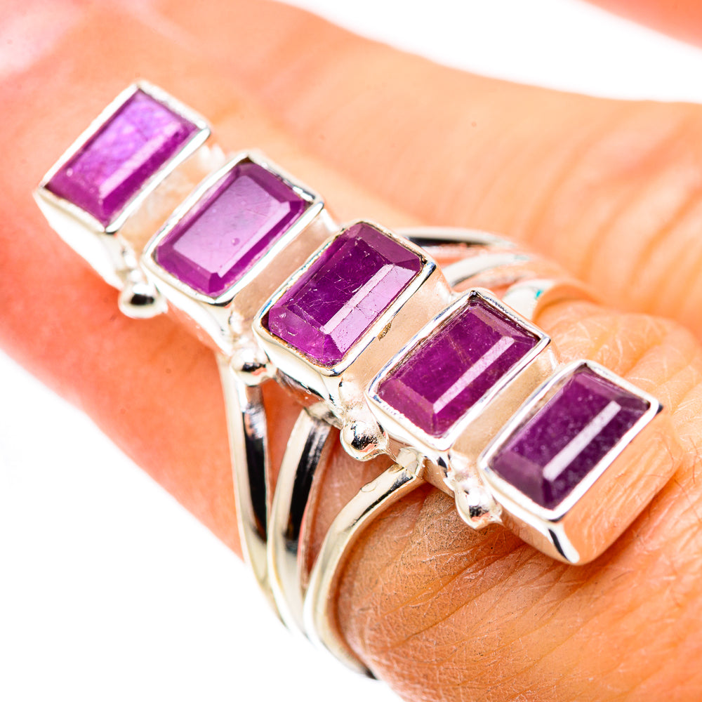 Ruby Rings handcrafted by Ana Silver Co - RING132334