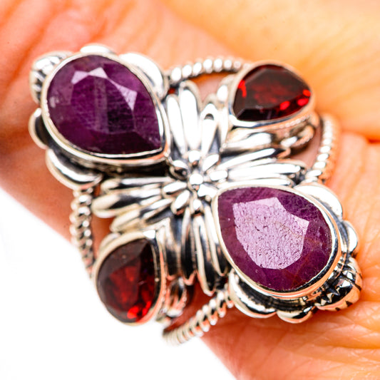 Ruby Rings handcrafted by Ana Silver Co - RING132335