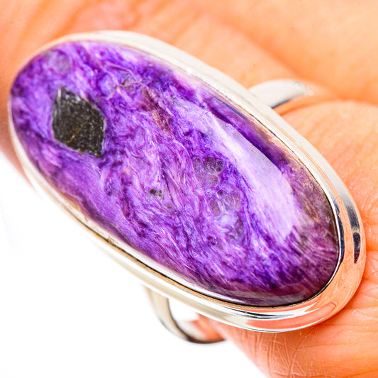 Charoite Rings handcrafted by Ana Silver Co - RING132336