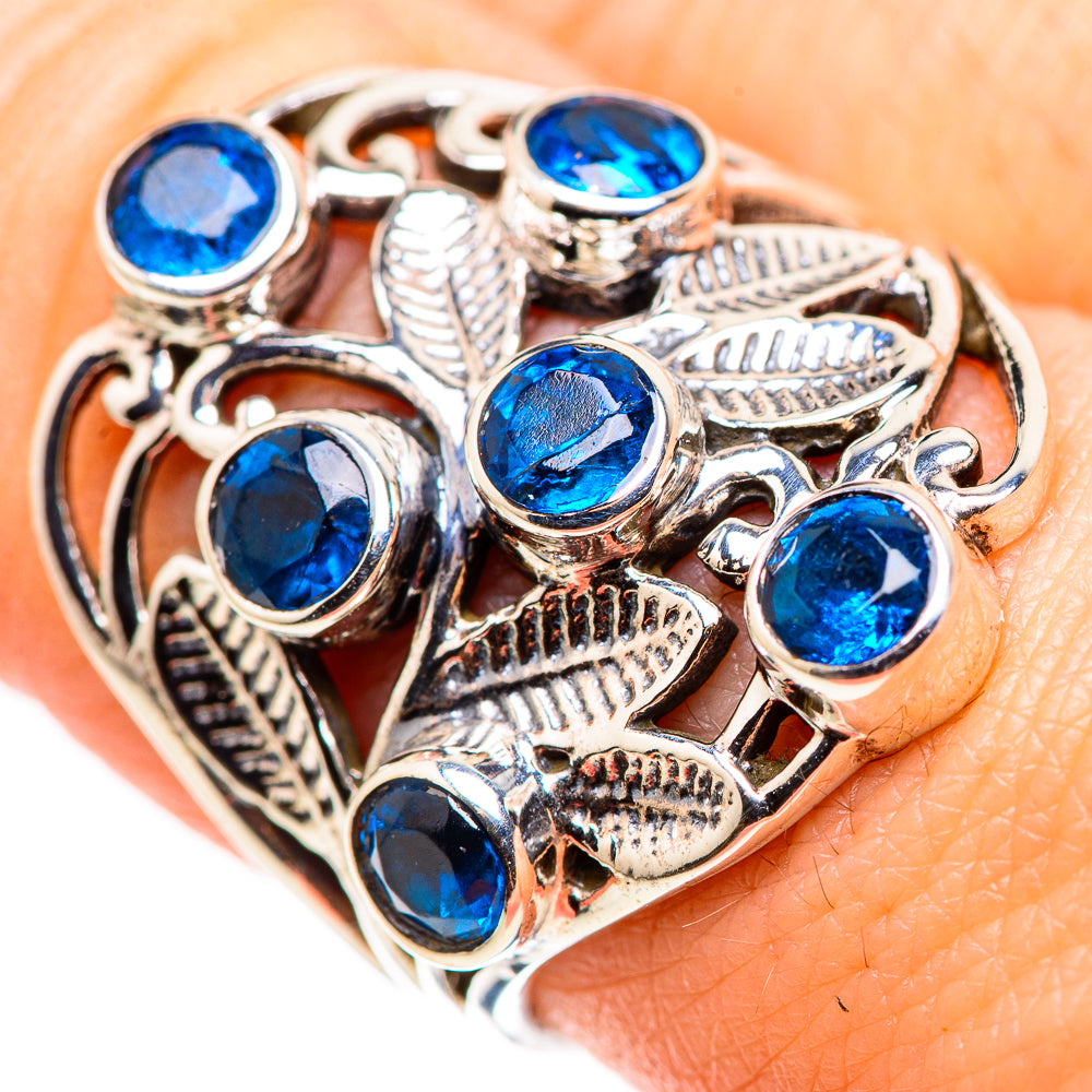Swiss Blue Topaz Rings handcrafted by Ana Silver Co - RING132350