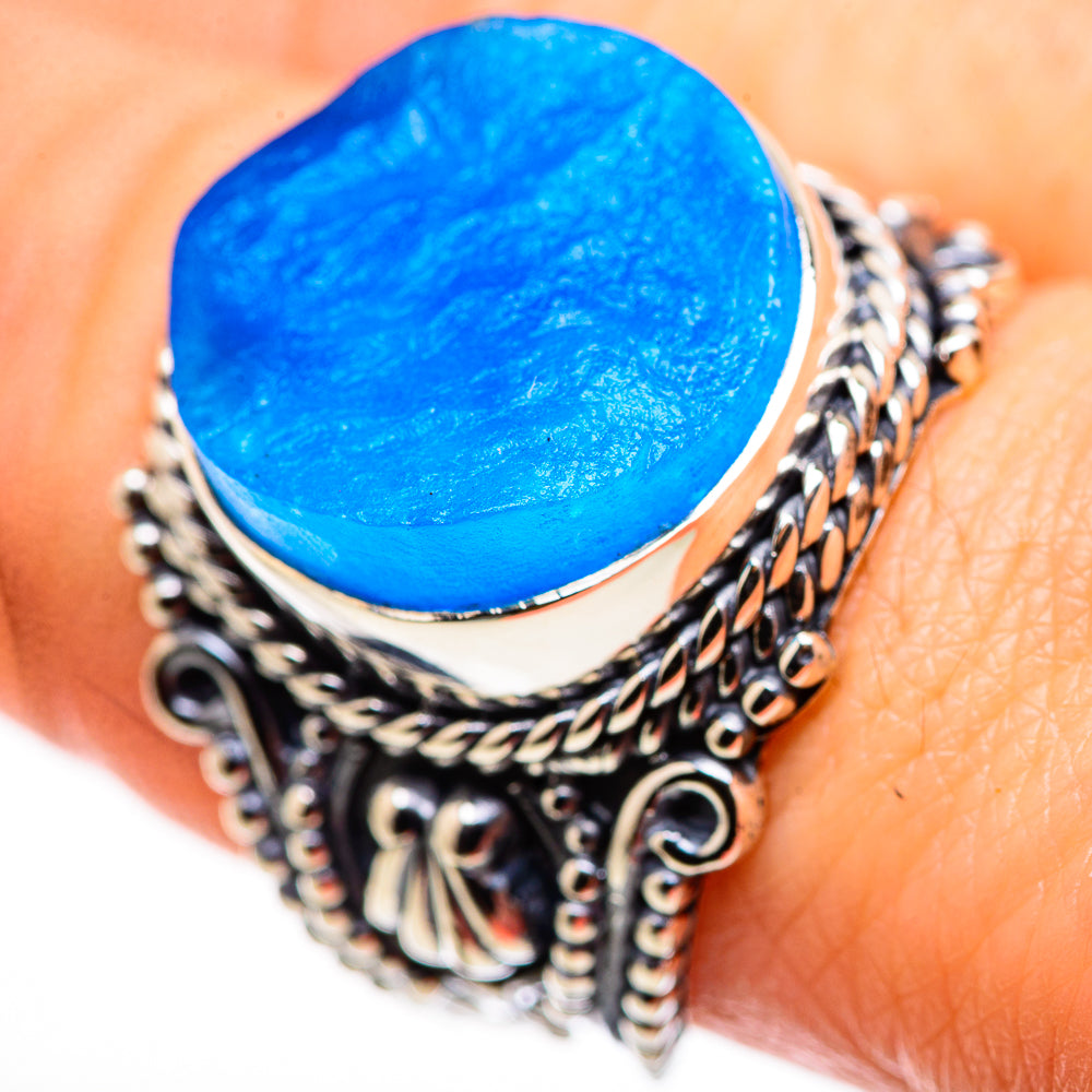 Smithsonite Rings handcrafted by Ana Silver Co - RING132351