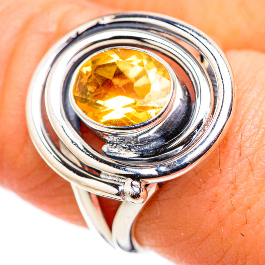 Citrine Rings handcrafted by Ana Silver Co - RING132355