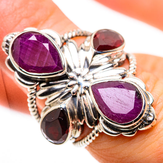Ruby Rings handcrafted by Ana Silver Co - RING132357