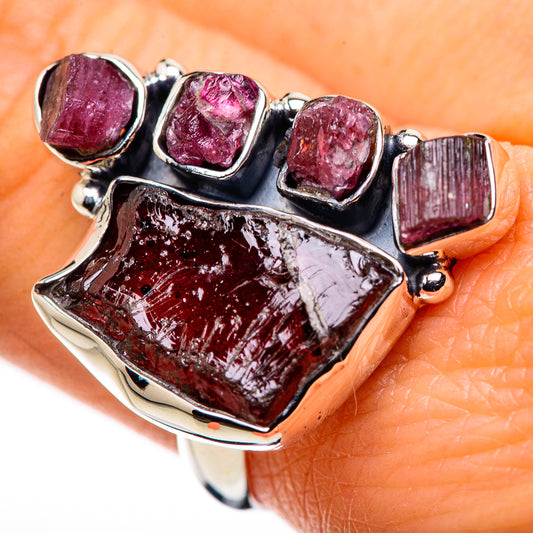 Garnet Rings handcrafted by Ana Silver Co - RING132359
