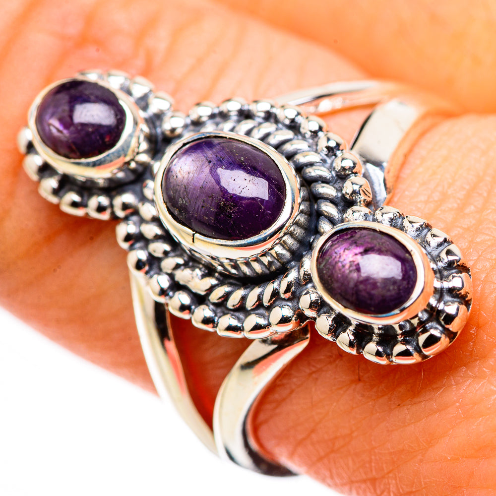 Star Ruby Rings handcrafted by Ana Silver Co - RING132362