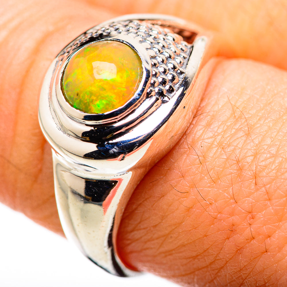 Ethiopian Opal Rings handcrafted by Ana Silver Co - RING132370