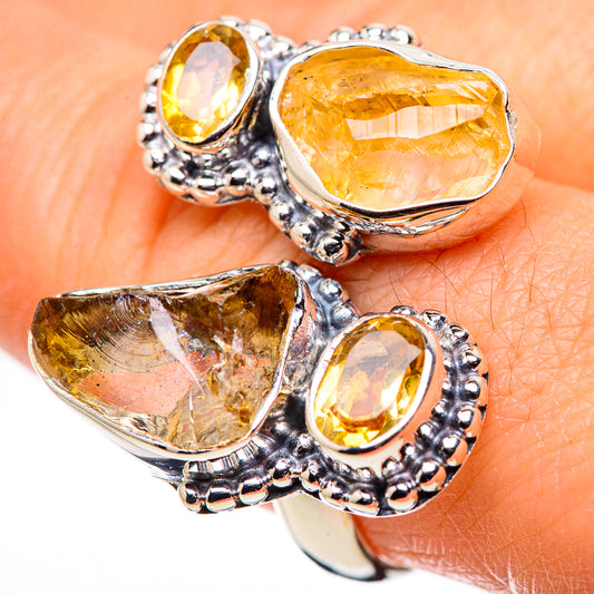 Citrine Rings handcrafted by Ana Silver Co - RING132376