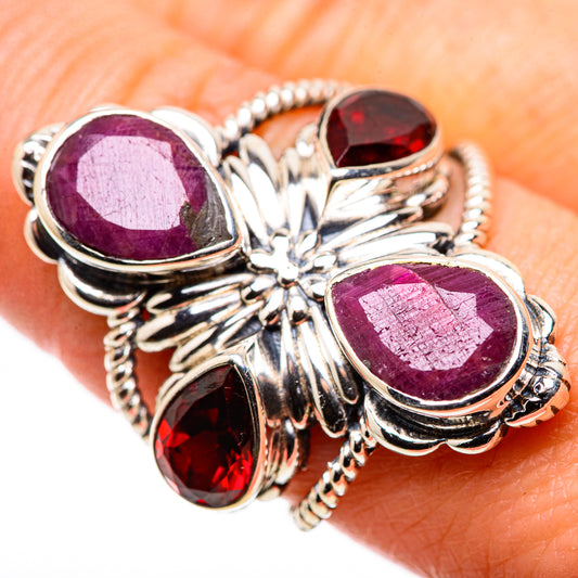 Ruby Rings handcrafted by Ana Silver Co - RING132379