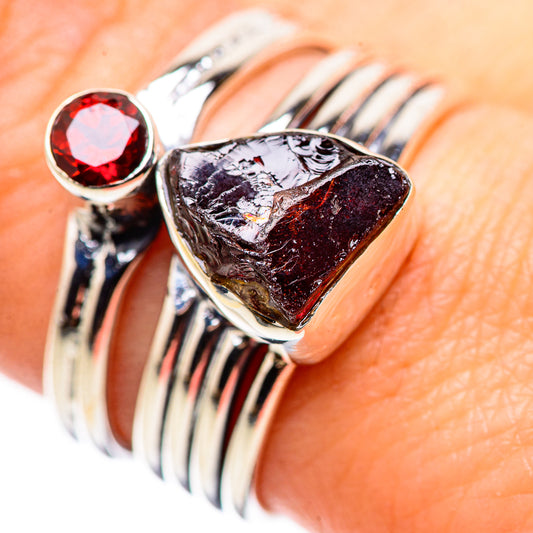 Garnet Rings handcrafted by Ana Silver Co - RING132380