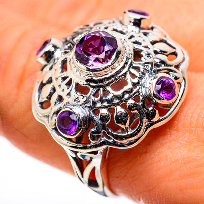 Amethyst Rings handcrafted by Ana Silver Co - RING132382